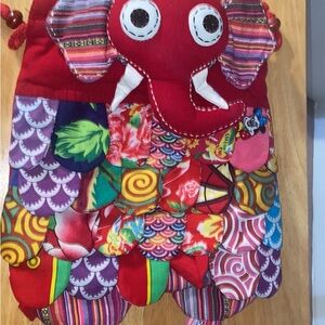 Elephant patchwork indian vintage boho backpack Hippy Kids